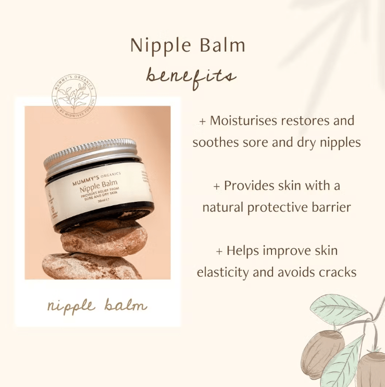 Nipple Balm/Cream (Organic) - Mummy's Organics - maidwellway