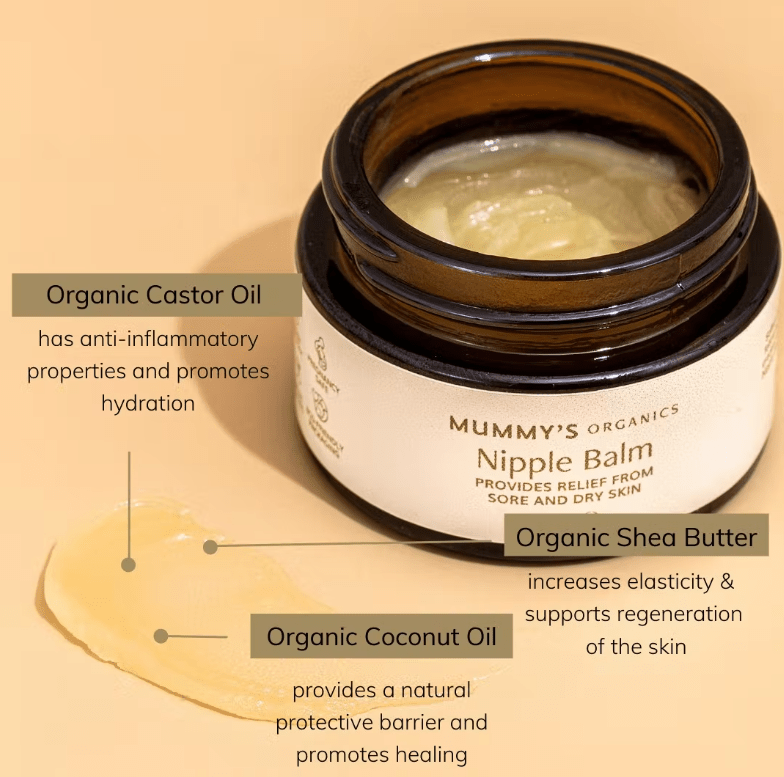 Nipple Balm/Cream (Organic) - Mummy's Organics - maidwellway