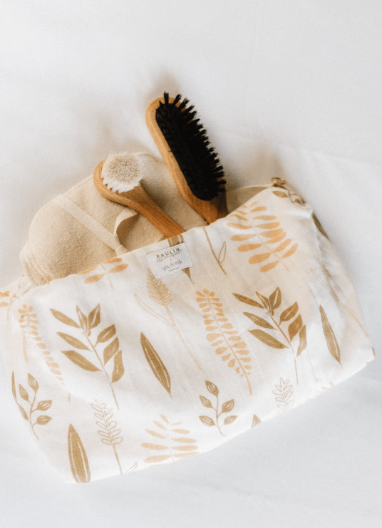 Organic Cotton Wash Bag | Organic Cotton Travel Bag - maidwellway