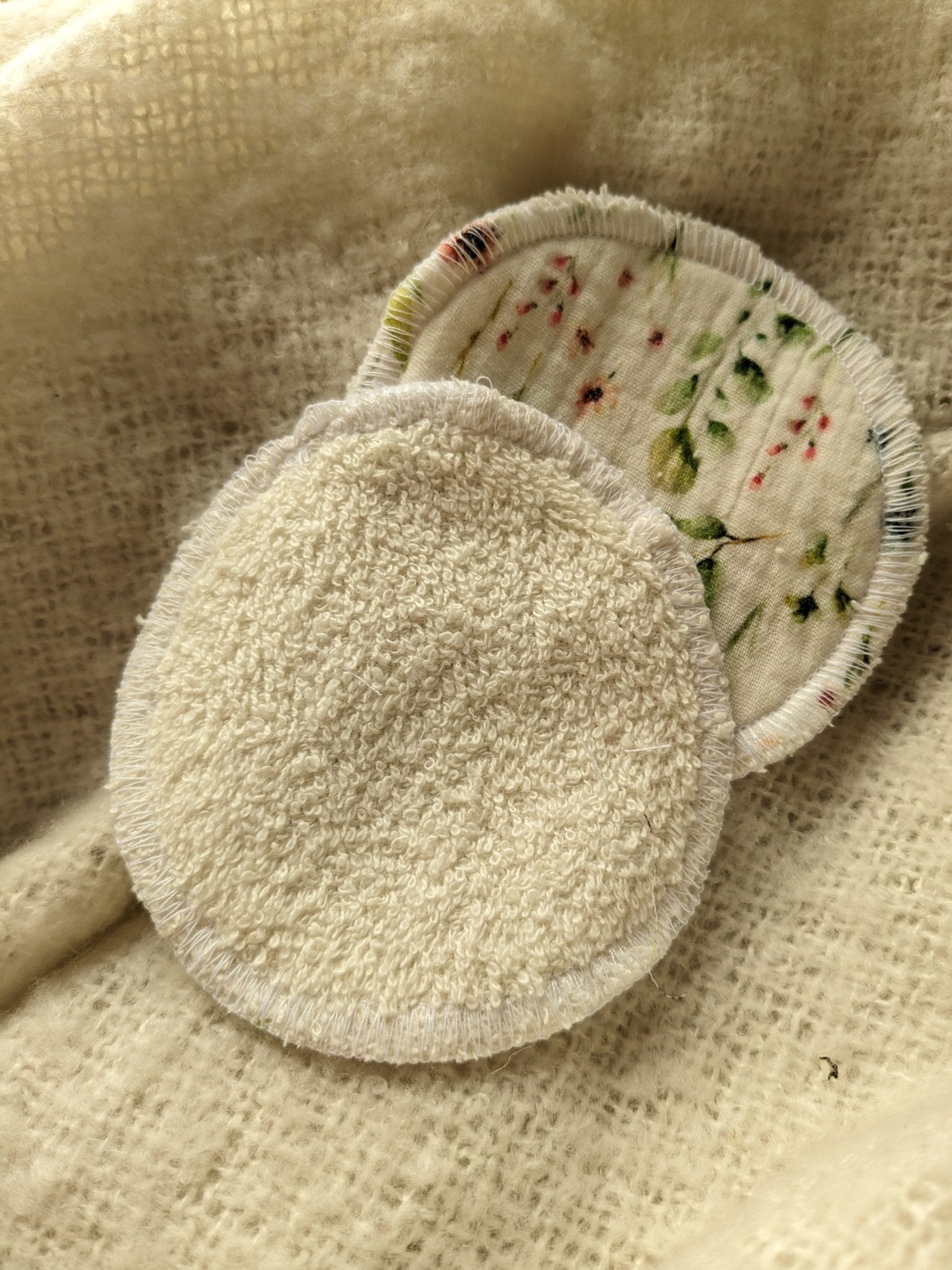 Reusable Organic Cotton Breast Pads Autumn Flowers - maidwellway