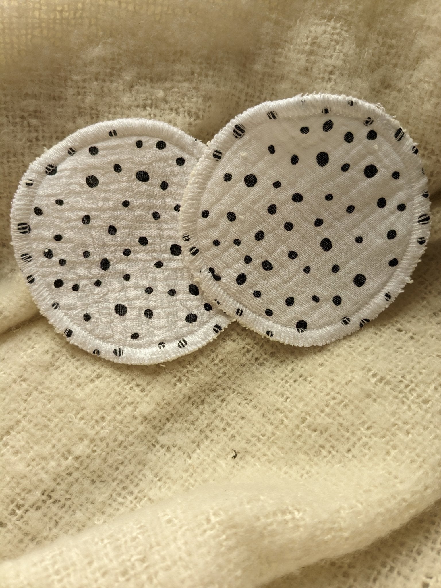 Reusable Polka Dot Organic Cotton Breast Pads - maidwellway