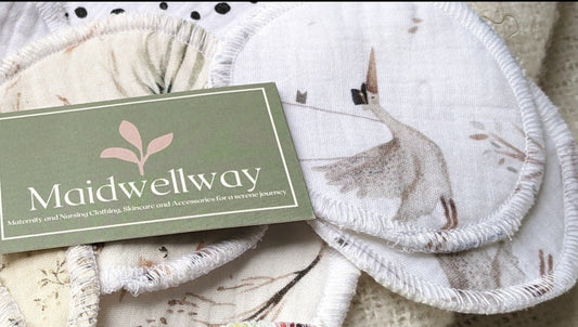 Reusable Wildflower Organic Cotton Breast Pads - maidwellway